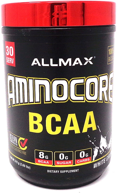 ВСАА з вітамінами, білий виноград - AllMax Nutrition Aminocore BCAA — фото N1