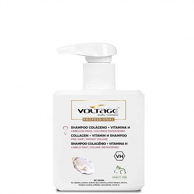 Шампунь для волос с коллагеном и витамином H - Voltage Collagen + Vitamin H Shampoo — фото N1
