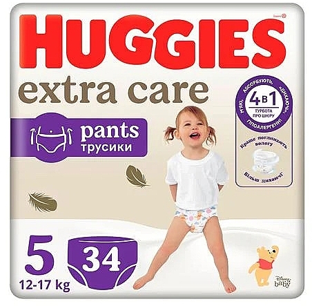 Підгузки-трусики Elite Soft Pants 5 (12-17 кг), 34 шт. - Huggies