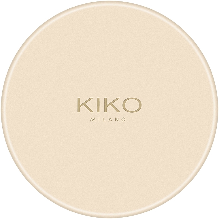 Стойкая пудра с матовым прозрачным покрытием и кисть Кабуки - Kiko Milano Holiday Premiere Setting Face Powder