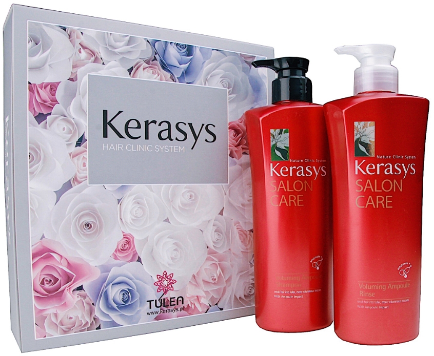 Набір - Kerasys Salon Care Voluming Ampoule (shmp/600ml + h/cond/600ml)