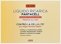 Рідина для штанів інтенсивної антицелюлітної дії з розігрівальним ефектом - Guam Pantacell — фото N2
