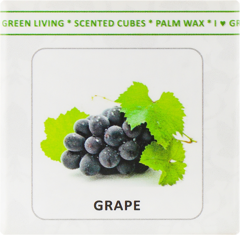 Аромакубики "Виноград" - Scented Cubes Grape Candle — фото N2