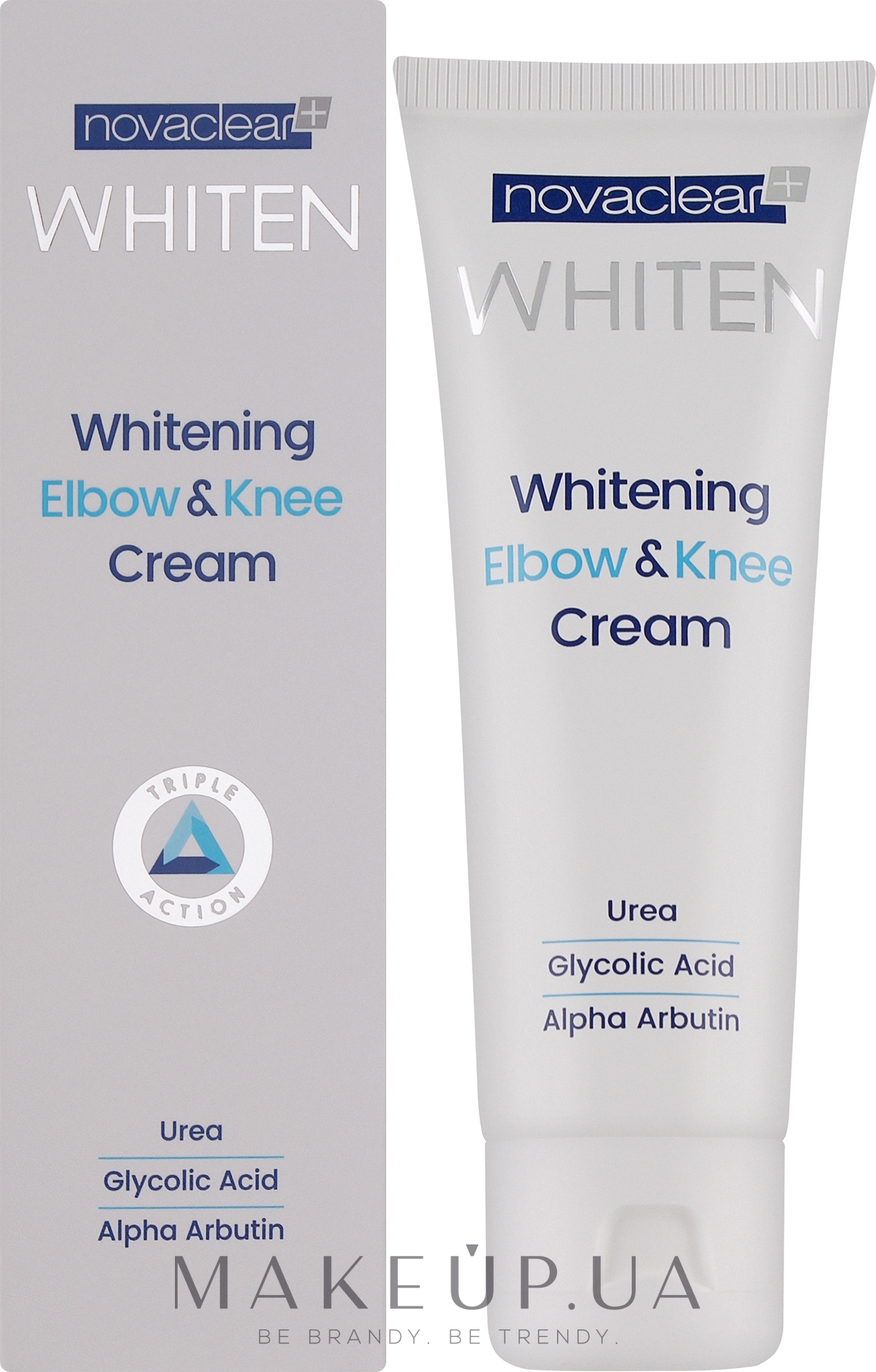 Отбеливающий крем для коленей и локтей - Novaclear Whiten Whitening Whitening Elbow & Knee Cream — фото 50ml