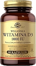 Парфумерія, косметика Харчова добавка "Вітамін D3" для веганів - Solgar Vitamin D3 1000IU