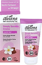 Парфумерія, косметика Крем для чутливої шкіри обличчя - Alviana Naturkosmetik Simply Sensitiv