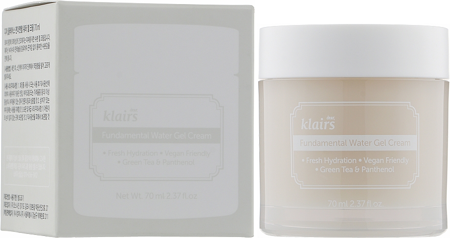 Антиоксидантний гель для обличчя - Klairs Fundamental Watery Gel Cream — фото N2