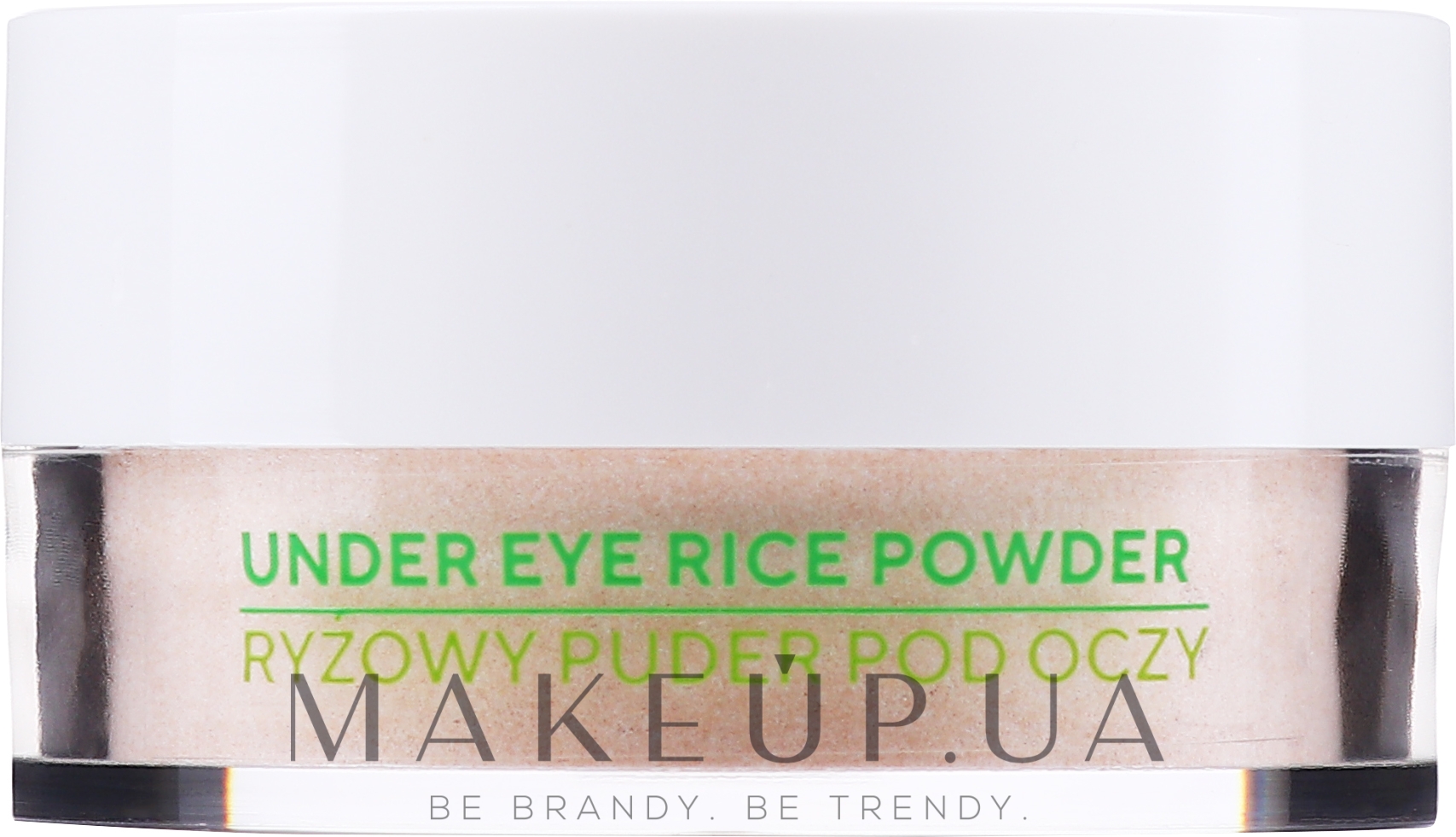 Рисова розсипчаста пудра під очі - Ecocera Under Eye Rice Powder — фото Natural