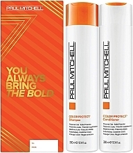 Духи, Парфюмерия, косметика Набор - Paul Mitchell Color Protect (shm/300ml + h/cond/300ml)