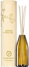 Парфумерія, косметика Аромадифузор "Бамбук і зелений чай" - Paddywax Eco Green Diffuser Bamboo & Green Tea