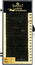 Парфумерія, косметика Накладні вії C 0,10 мм (13 мм), 20 ліній - Barhat Lashes