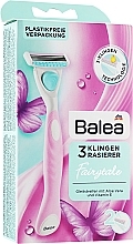 Женский станок для бритья + 2 сменных лезвия - Balea Fairytale — фото N1