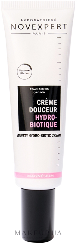 Крем бархатный гидро-биотический для лица - Novexpert Magnesium Velvety Hydrobiotic Cream — фото 30ml NEW