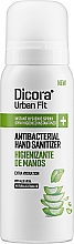 Дезінфікувальний спрей для рук з ароматом алое вера - Dicora Urban Fit Protects & Hydrates Hand Sanitizer — фото N1