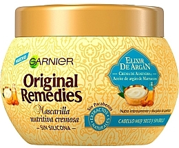 Духи, Парфюмерия, косметика Маска для волос - Garnier Original Remedies Nourishing Hair Mask Elixir De Argan