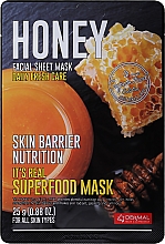 Восстанавливающа маска для лица - Dermal Mask Honey Protect & Nourish Facial Sheet — фото N2