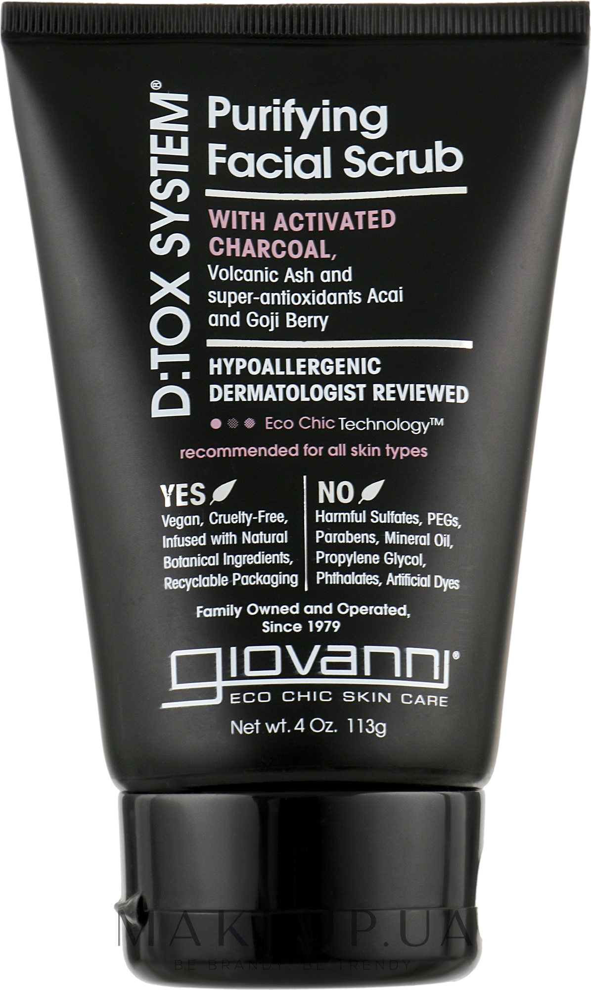 Скраб для обличчя - Giovanni D:tox System Purifying Facial Scrub Step 2 — фото 113g