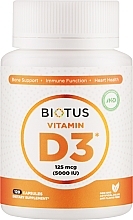 Диетична добавка "Вітамін Д3" , 5000 МЕ - Biotus Vitamin D3 — фото N3