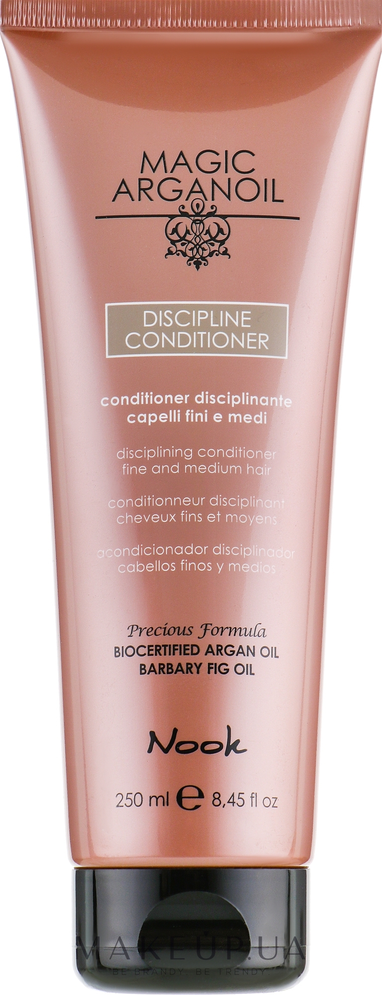 Кондиционер для гладкости тонких и нормальных волос - Nook Magic Arganoil Disciplining Conditioner — фото 250ml