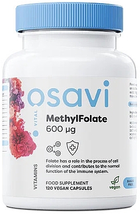 Капсули "Метилфолат 600 мкг" - Osavi MethylFolate 600mcg — фото N1