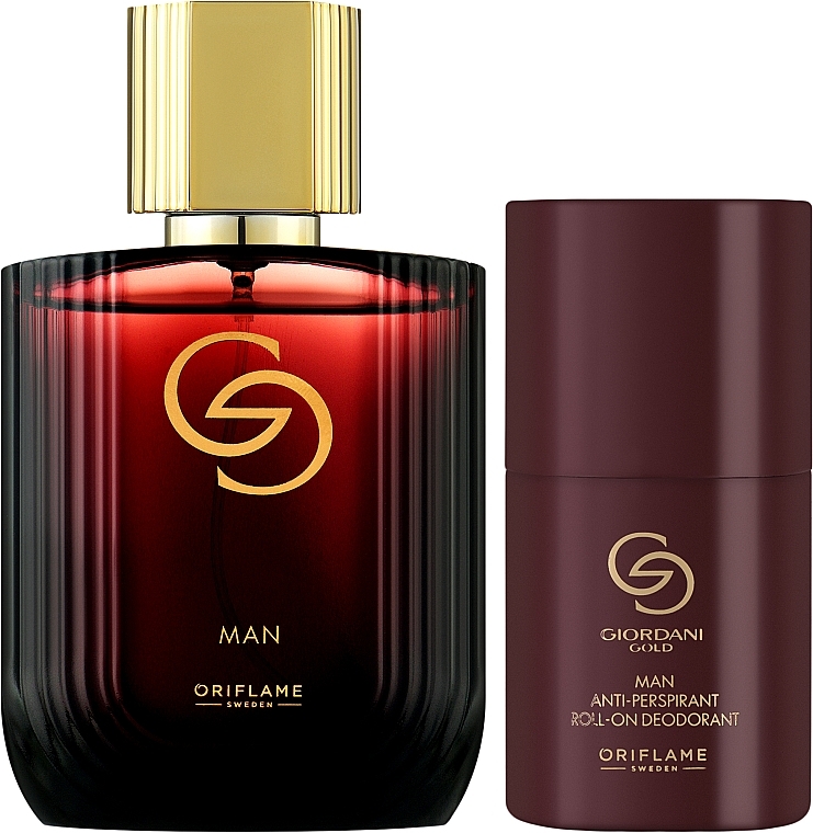 Oriflame Giordani Gold Man - Набір (edt/75ml + deo/roll/50ml) — фото N2