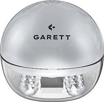 Масажер для обличчя, срібний - Garett Beauty Pretty Face — фото N1
