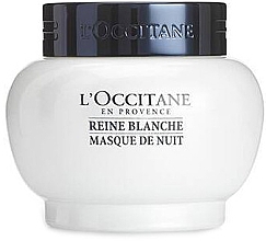 Духи, Парфюмерия, косметика Осветляющая маска для лица - L'Occitane Reine Blanche Whitening Sleeping Mask