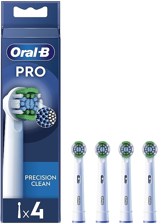 Сменные насадки для электрической зубной щетки, 4 шт. - Oral-B Pro Precision Clean — фото N1