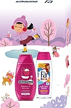 Набір "Kids girl. For Children’S Hair & Skin" - Schauma & Fa Kids (shmp/250ml + sh/gel/250ml) — фото N2