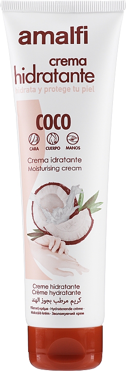 Увлажняющий крем для рук "Кокос" - Amalfi Crema Hidratante Coco  — фото N1