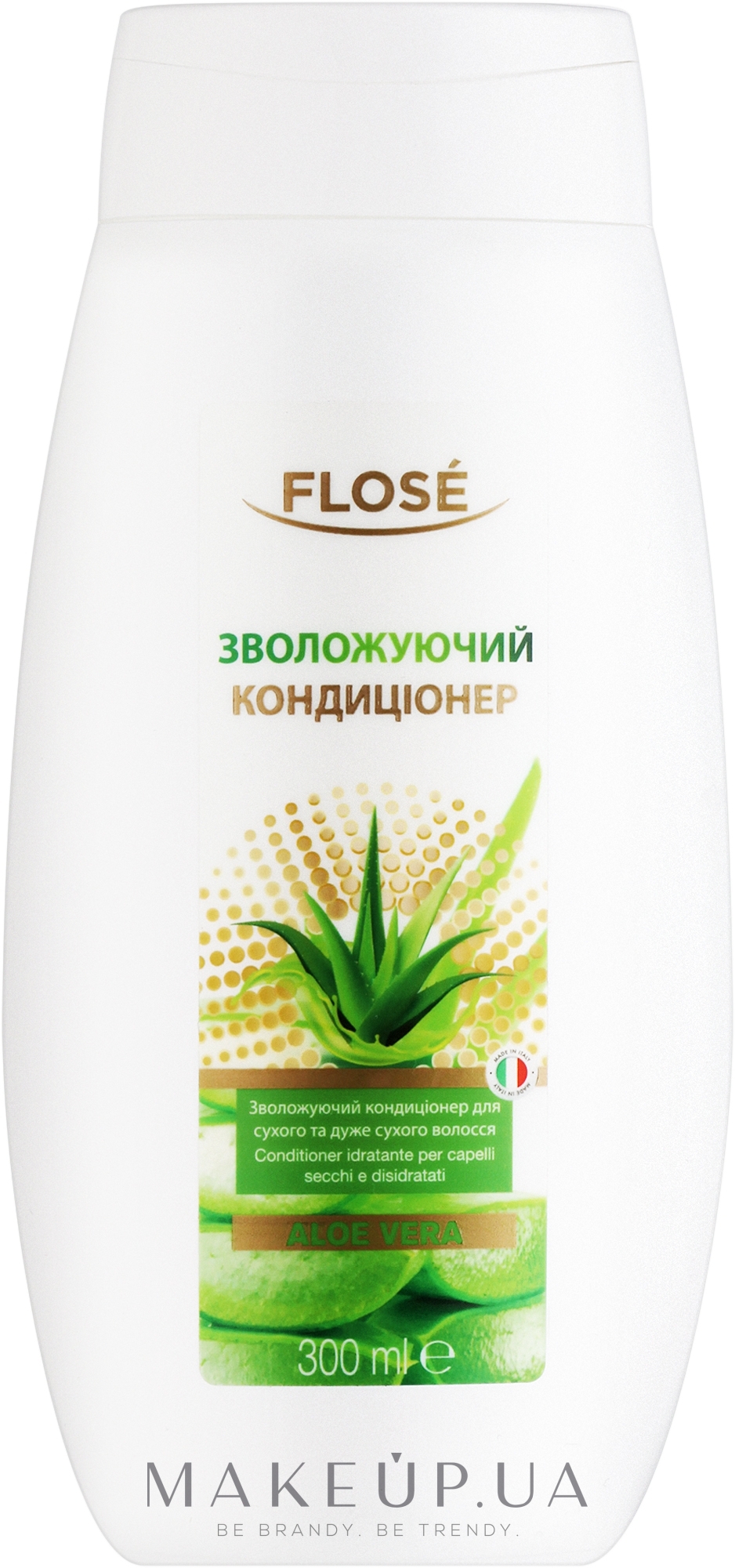 Увлажняющий кондиционер для сухих и очень сухих волос - Flose Aloe Vera Hydrating Conditioner — фото 300ml
