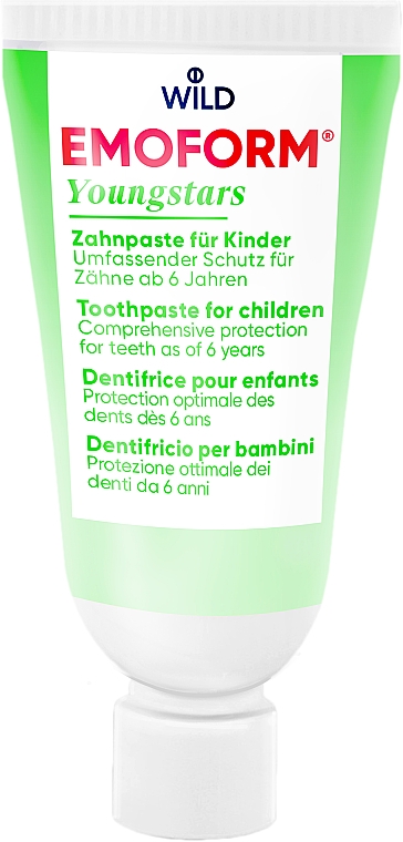 Дитяча зубна паста - Dr. Wild Emoform Youngstars (пробник) — фото N1