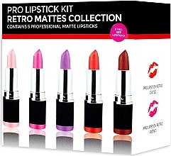 Парфумерія, косметика Freedom Makeup London Pro Lipstick Retro Mattes - Набір помад для губ