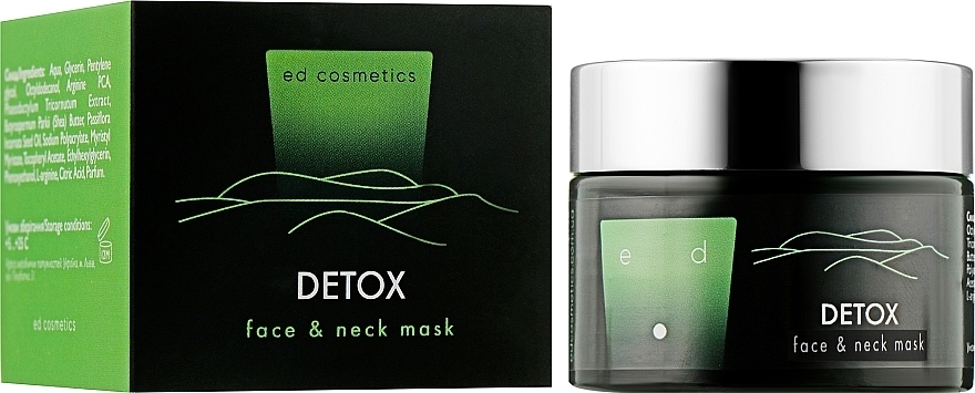 Детокс-маска для лица и шеи - Ed Cosmetics Detox Face & Neck Mask — фото N2