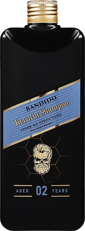 Шампунь для волосся з кератином - Bandido Hair Shampoo Keratin — фото N1