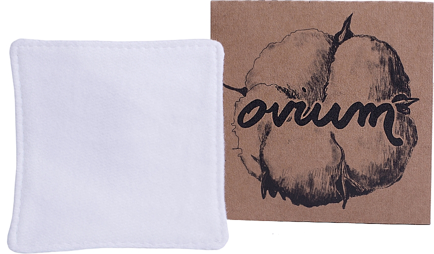 Многоразовые подушечки для снятия макияжа, большие - Ovium — фото N1
