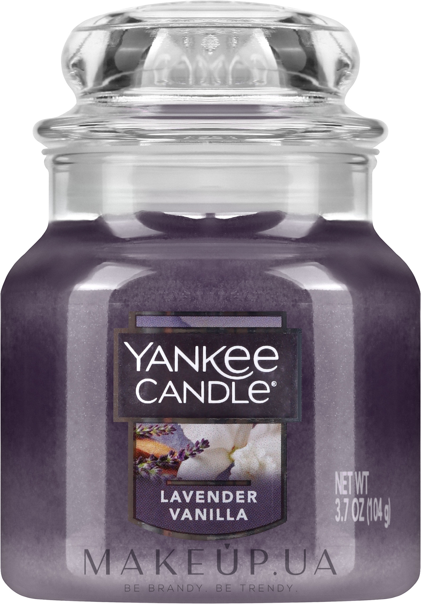 Ароматическая свеча в банке "Лаванда и ваниль" - Yankee Candle Lavender and Vanilla — фото 104g