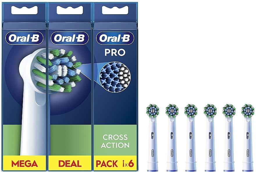 Змінна насадка для електричної зубної щітки Cross Action EB50 - Oral-B — фото N2