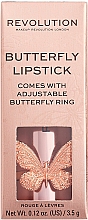 Помада для губ - Makeup Revolution Precious Glamour Butterfly Velvet Lipstick — фото N4