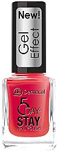 Парфумерія, косметика Лак для нігтів - Dermacol 5 Day Stay Gel Effect Nail Polish