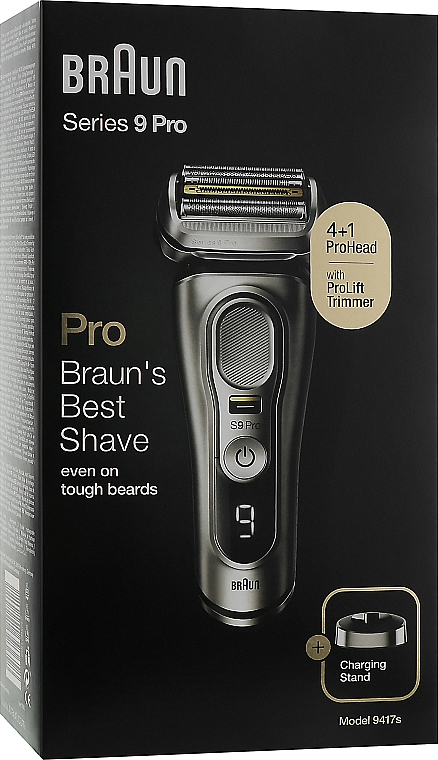 Электробритва - Braun Series 9 Pro 9417s Silver — фото N3