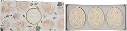 Набор мыла туалетного "Роза" - Saponificio Artigianale Fiorentino Rose Blossom (Soap/3x125g) — фото N1