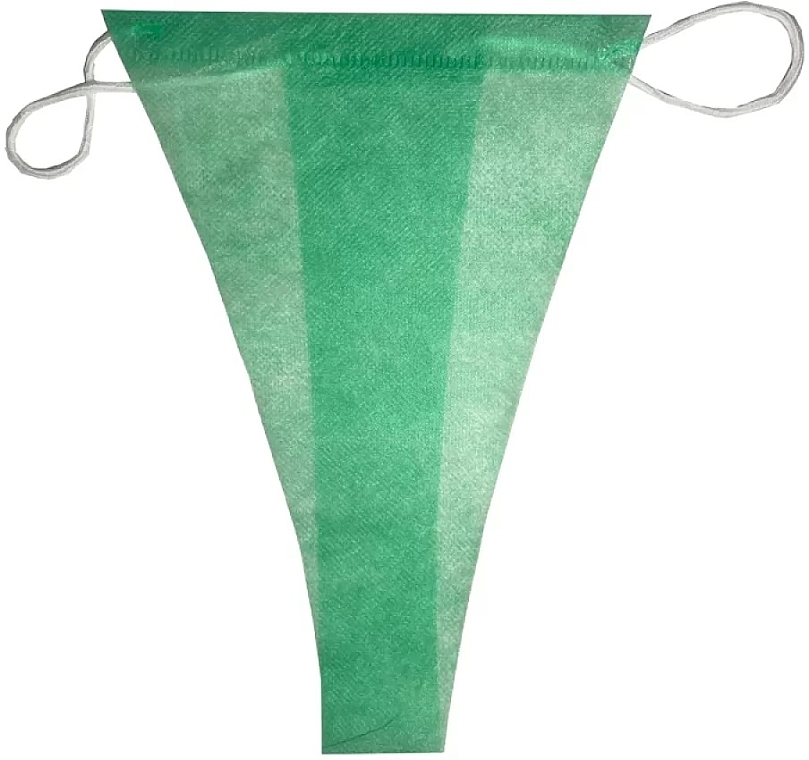 Трусики-стрінги для спа-процедур, зелені, L/XL - Monaco Style — фото N2