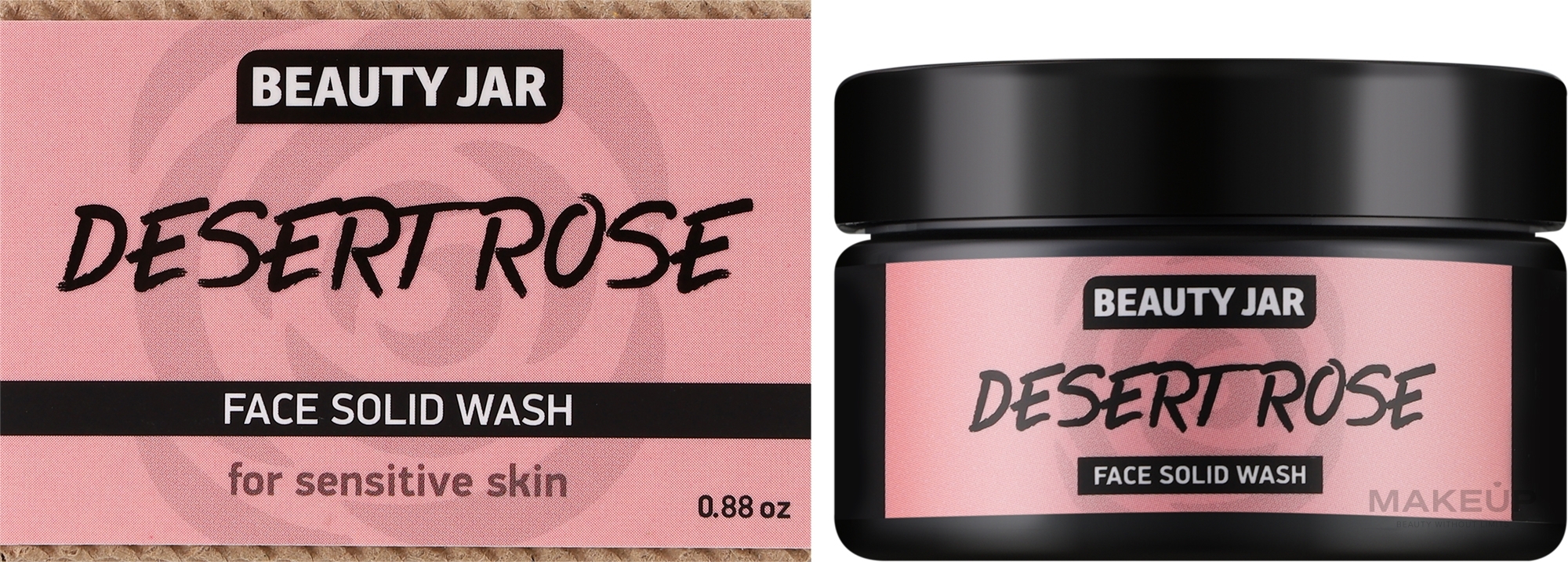 Твердое мыло для лица "Пустынная роза" - Beauty Jar Face Solid Wash — фото 25g