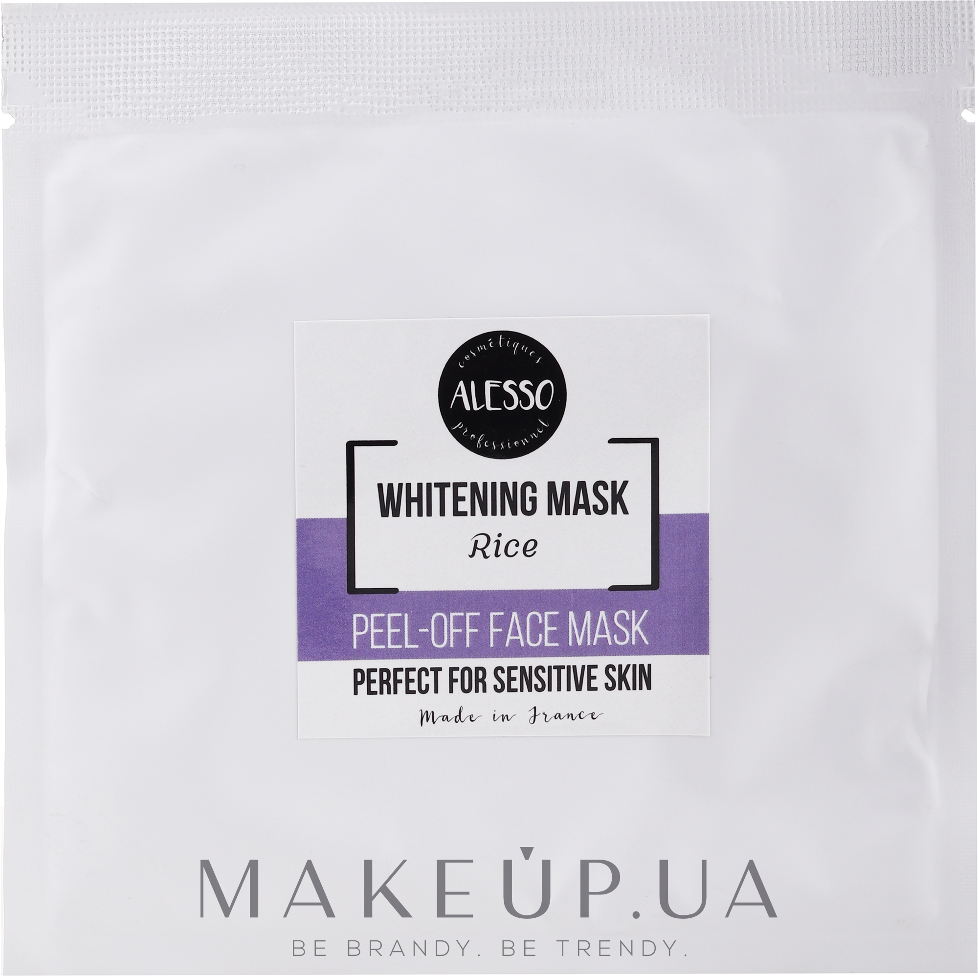 Маска для обличчя альгінатна відбілююча з рисом - Alesso Professionnel Alginate Luminous Rice Peel-Off Mask Whitening  — фото 25g