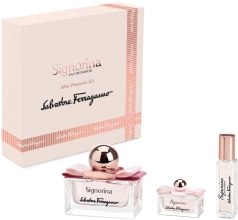 Парфумерія, косметика Salvatore Ferragamo Signorina - Набір (edp/30ml + edp/5ml + roll-on/7ml)