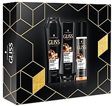 Парфумерія, косметика Набір - Gliss Kur Ultimate Repair Set (shm/250ml + hair/cond/200ml + express/hair/cond/200ml)