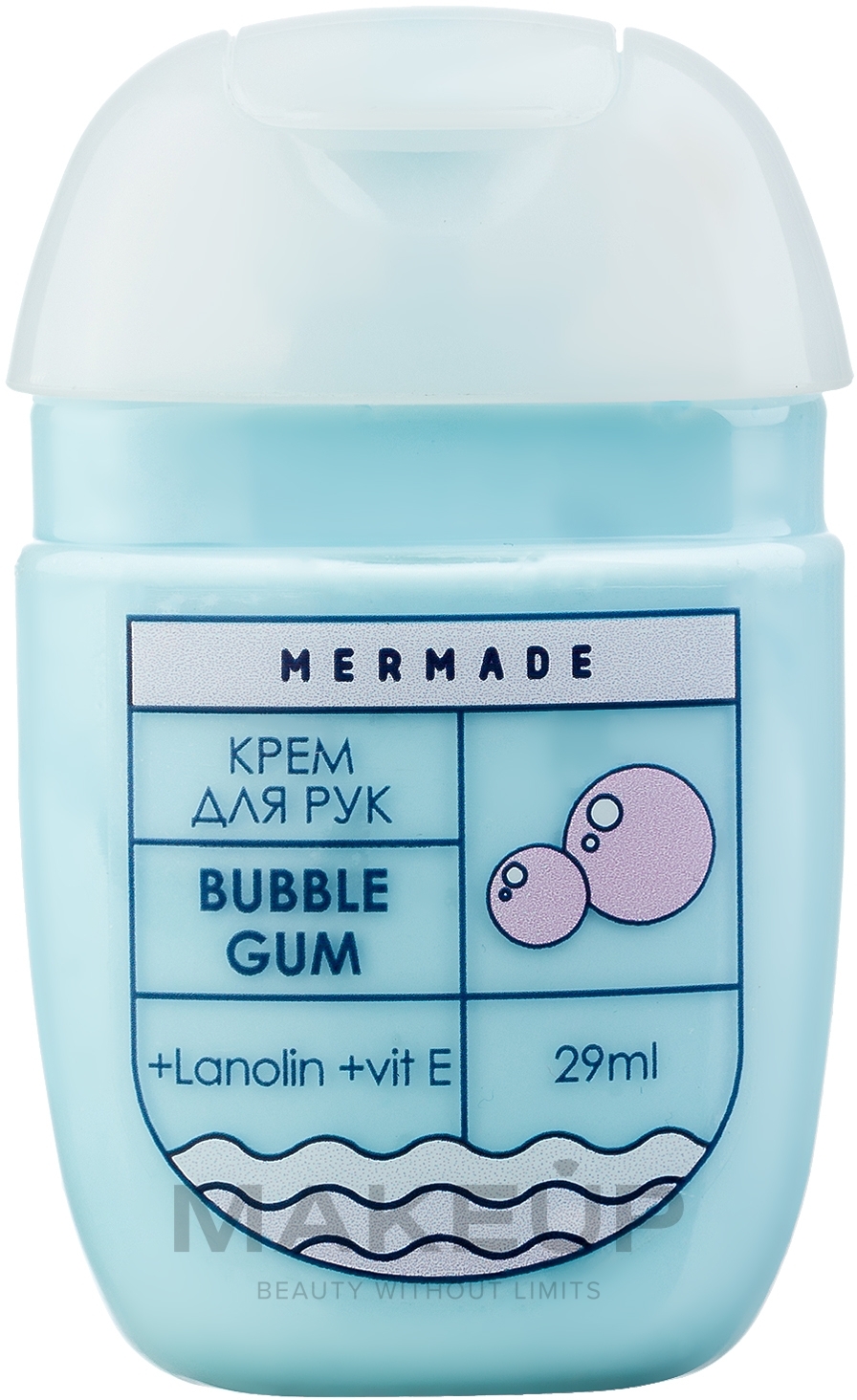 Крем для рук с ланолином - Mermade Bubble Gum Travel Size — фото 29ml