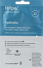 Парфумерія, косметика Маска-компрес для обличчя - Tolpa Dermo Face Hydrativ Moisturizing Relaxing Mask