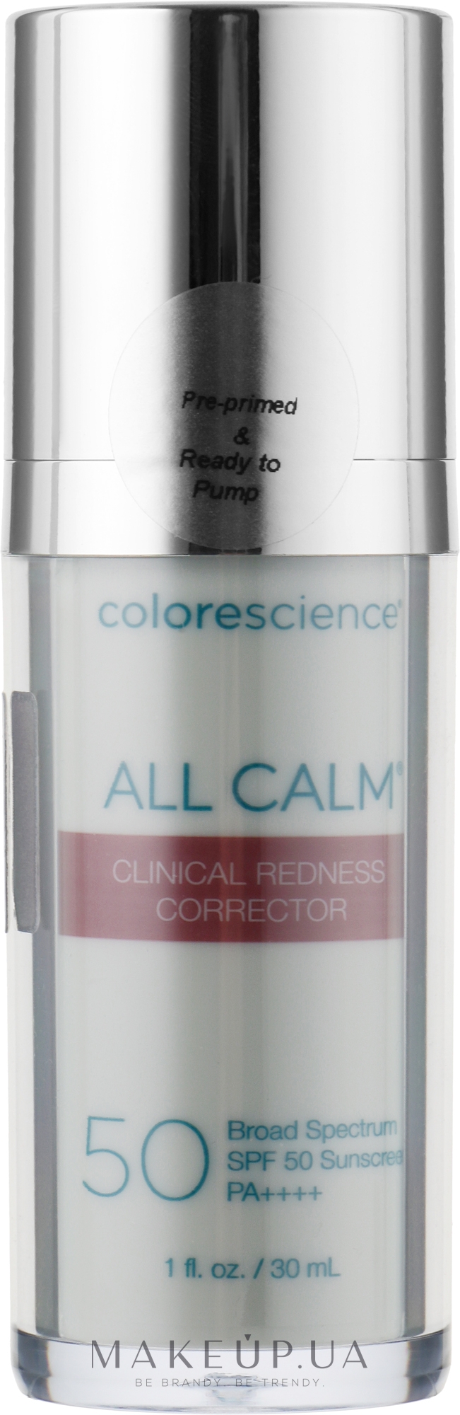 Крем для устранения покраснений - Colorescience All Calm Clinical Redness Corrector SPF50 — фото 30ml